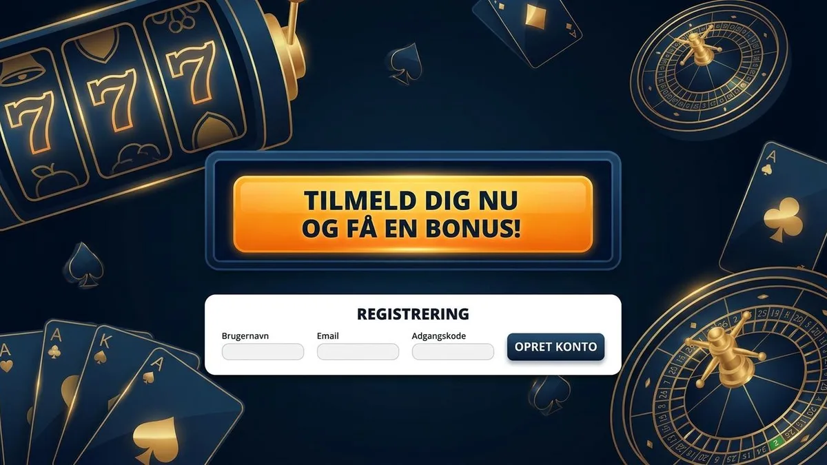 Tilmeld dig med bonus